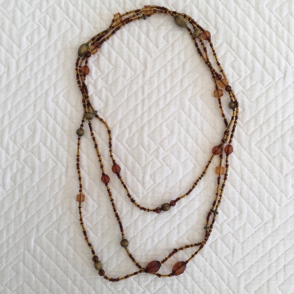Beaded Wrap Necklace
